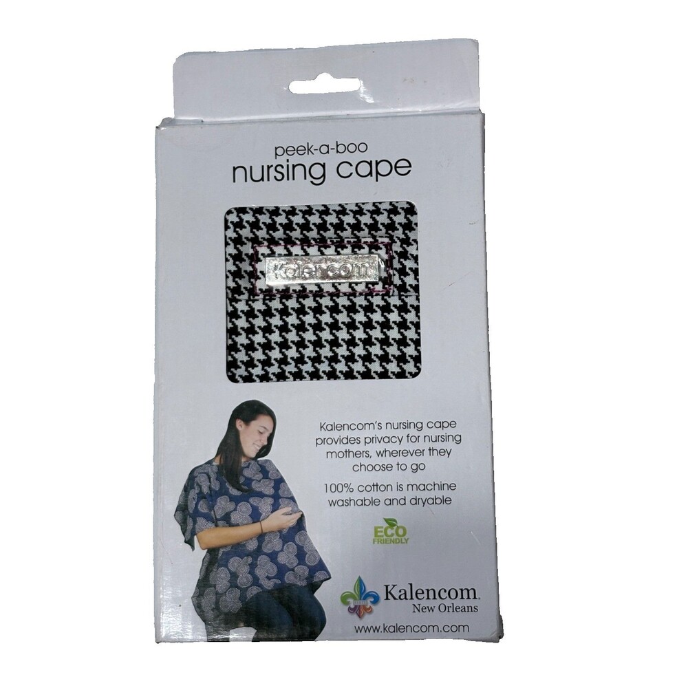 Kalencom Peek-A-Boo Nursing Cape Matching Storage Pouch Eco Friendly AZO Free